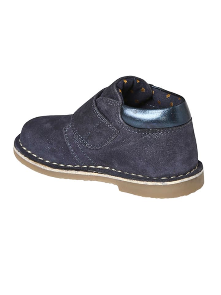 vertbaudet Skórzane botki w kolorze granatowym rozmiar: 26