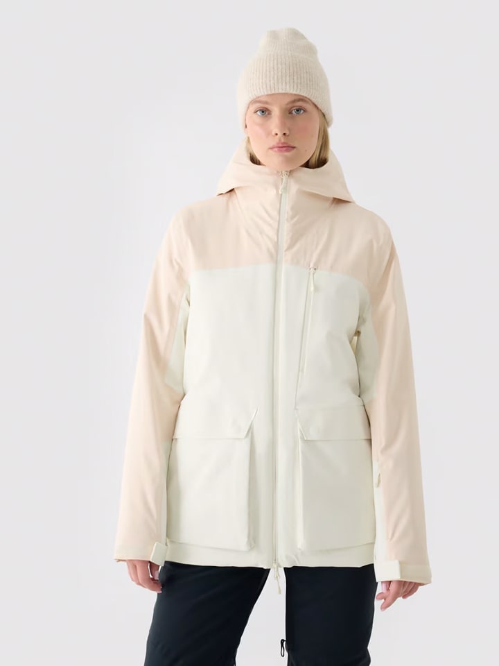 4F Kurtka narciarska w kolorze kremowym rozmiar: XXL