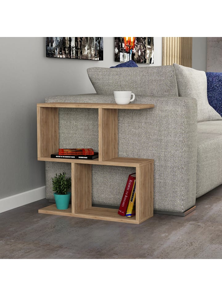 Scandinavia Concept Stolik "Mania" w kolorze jasnobrązowym - 60 x 60 x 20 cm rozmiar: onesize