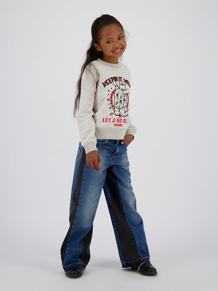 Vingino Dżinsy - Comfort fit - w kolorze niebieskim rozmiar: 152