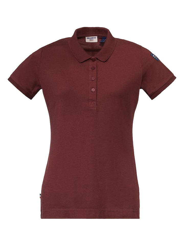 DOLOMITE Funkcyjna koszulka polo "Expedition" w kolorze bordowym rozmiar: XL