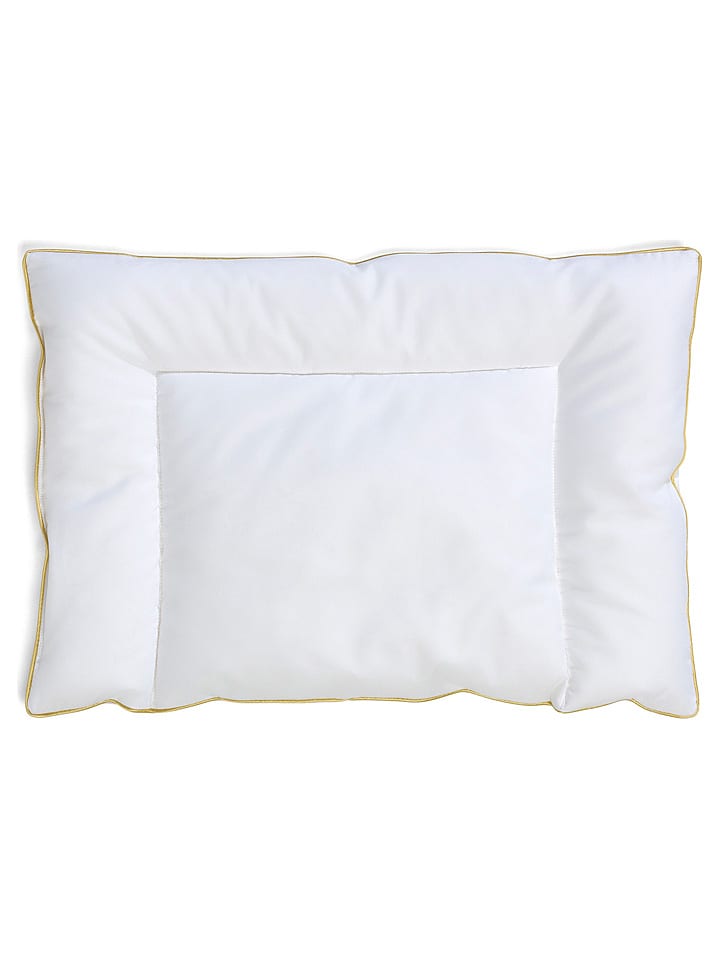 Frau Holle Poduszka puchowa w kolorze kremowym rozmiar: 40x60 cm