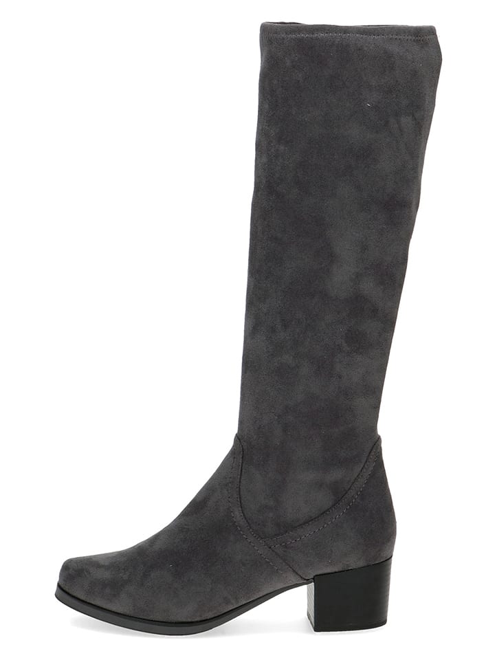 Caprice Kozaki w kolorze antracytowym rozmiar: 36