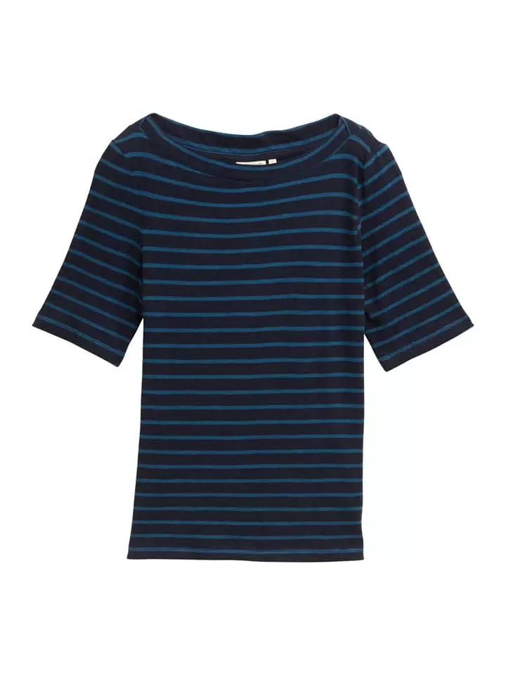 Tom Tailor Koszulka w kolorze granatowo-błękitnym rozmiar: S