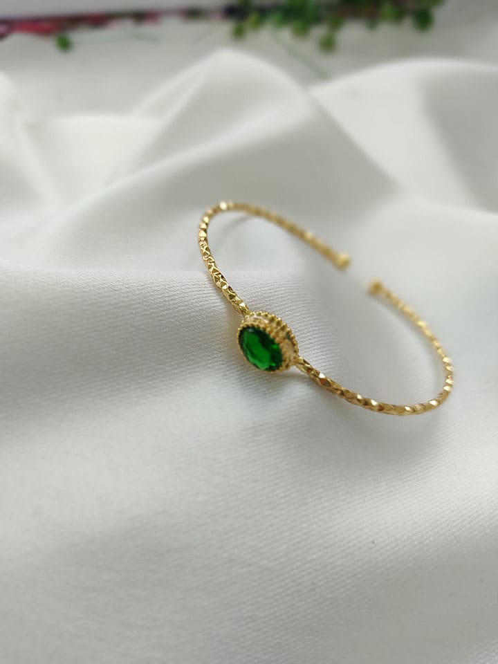 WOOW Pozłacana bransoletka z cyrkonią rozmiar: onesize