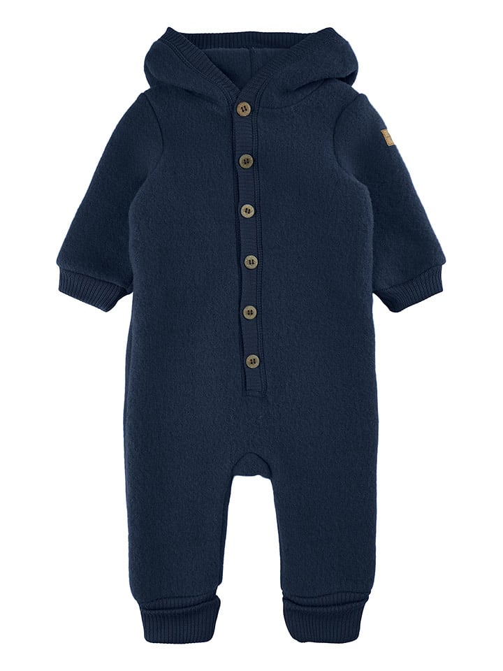 mikk-line Wełniany kombinezon w kolorze granatowym rozmiar: 98