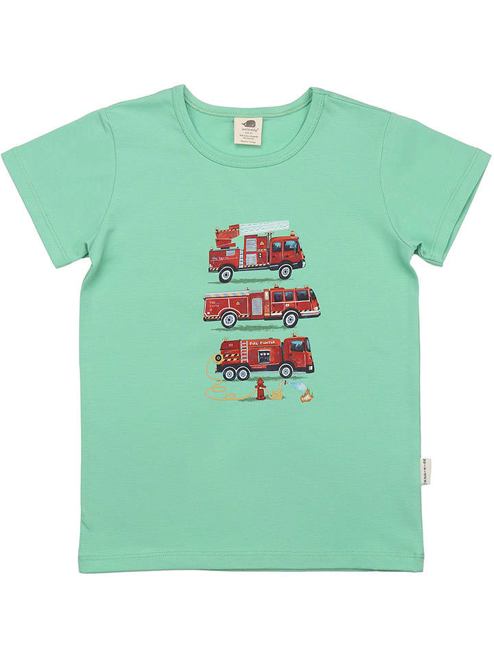 Walkiddy Koszulka w kolorze zielonym rozmiar: 134