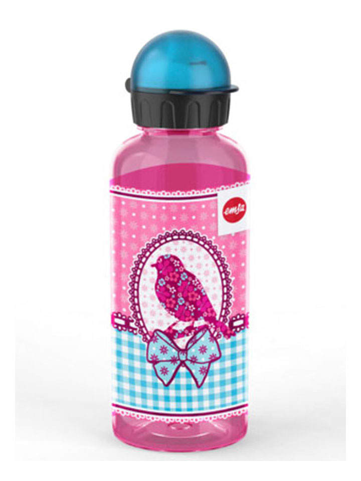 Emsa Bidon "Kids Tritan" w kolorze różowym - 600 ml rozmiar: onesize