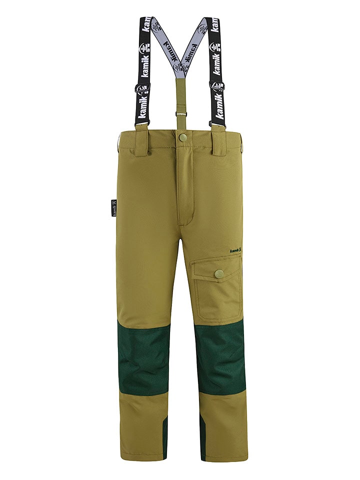 Kamik Spodnie funkcyjne "Blaze" w kolorze khaki rozmiar: 140