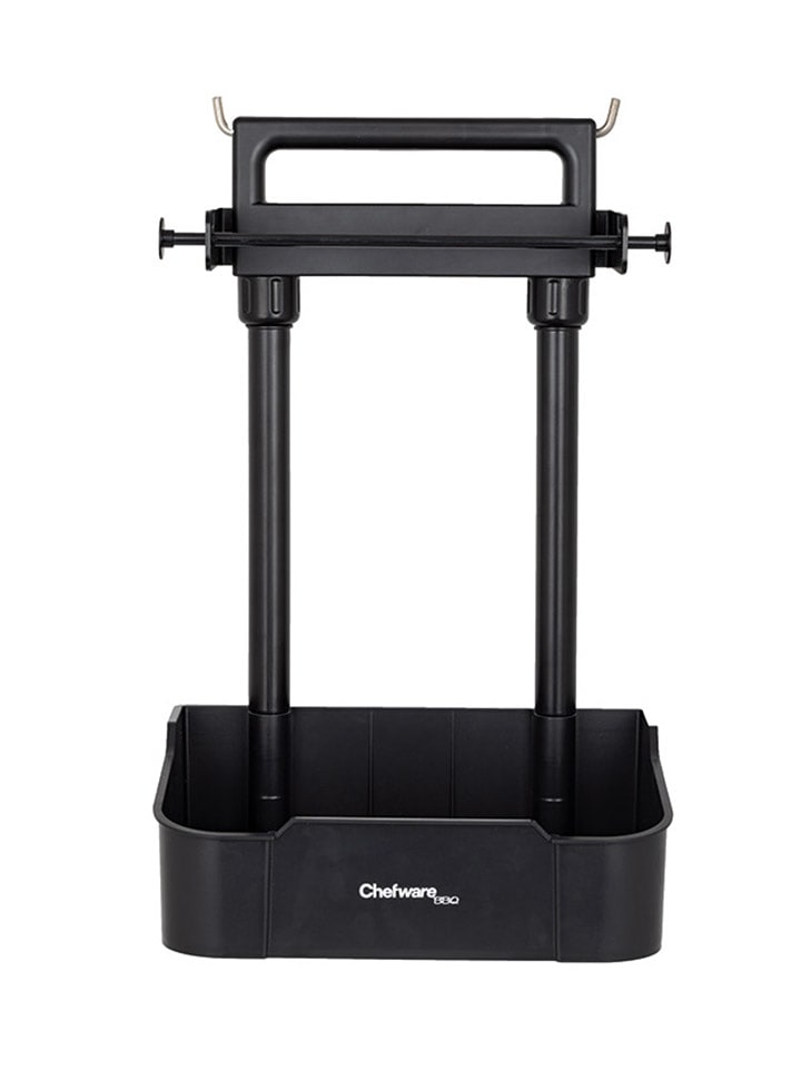 Chefware Organizer BBQ w kolorze czarnym - 19 x 45 x 30,5 cm rozmiar: onesize