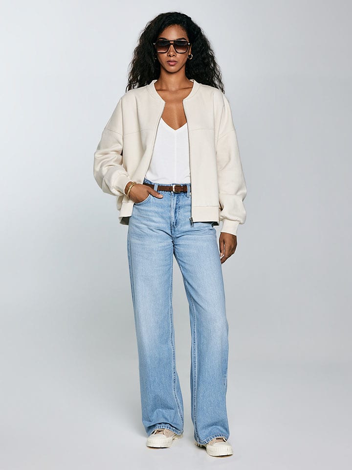 BIG STAR Bluza "Felicata" w kolorze kremowym rozmiar: M