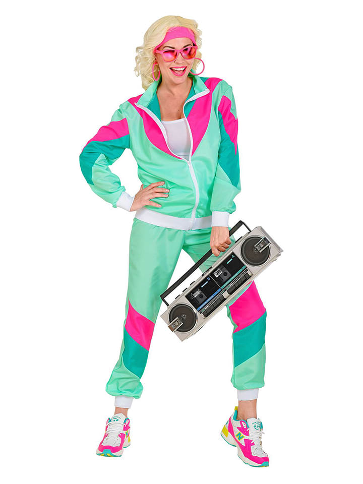 Carnival Party 2-częściowy kostium w kolorze turkusowym rozmiar: XXL