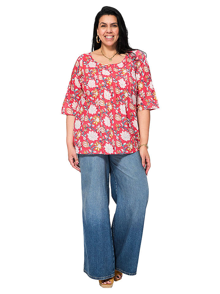 Aller Simplement Bluzka w kolorze czerwonym rozmiar: 46/48