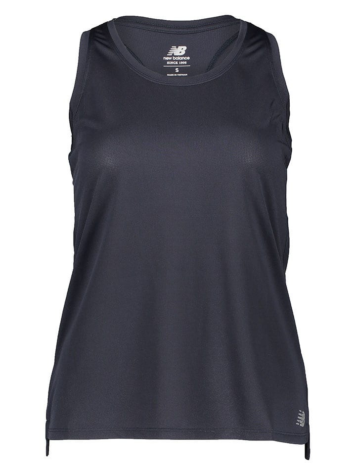 New Balance Top "Core" w kolorze granatowym do biegania rozmiar: L