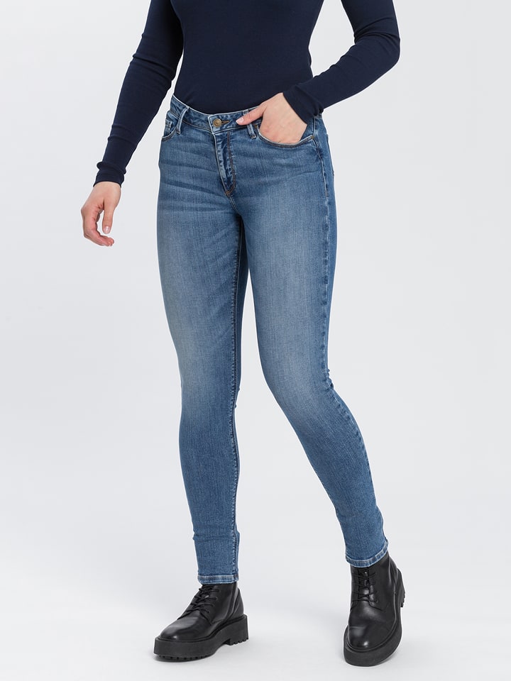Cross Jeans Dżinsy - Skinny fit - w kolorze niebieskim rozmiar: W28/L34