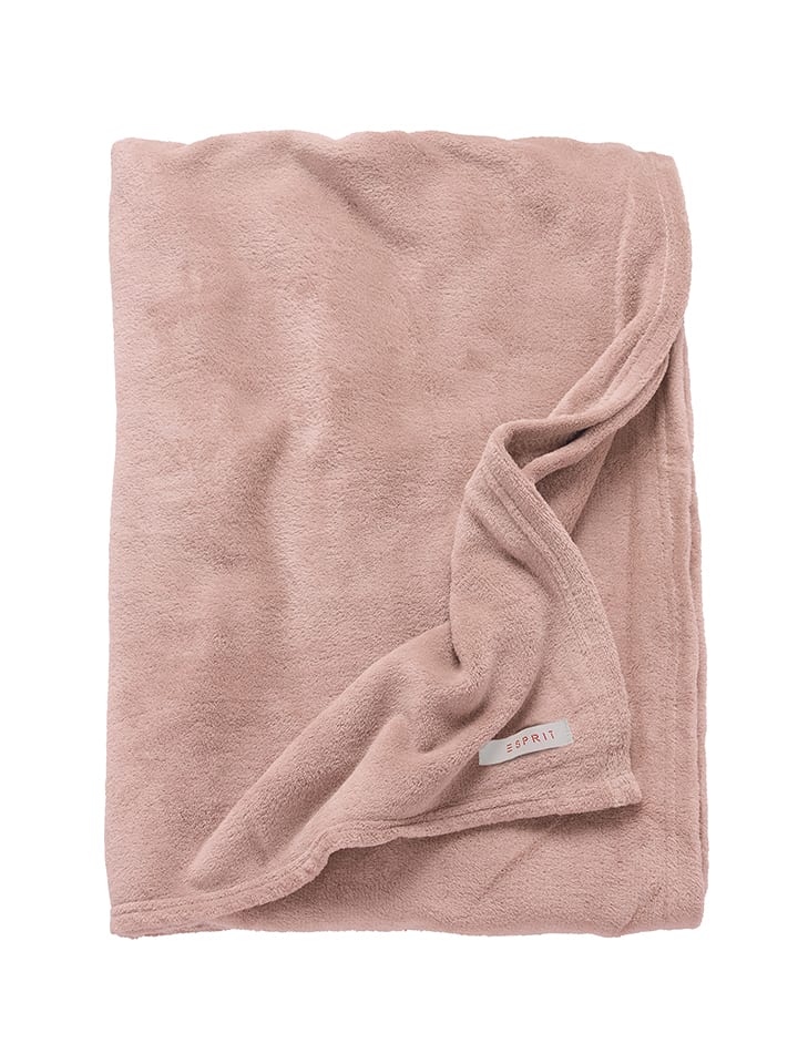 ESPRIT Pled "Mellows" w kolorze jasnoróżowym rozmiar: 150x200 cm