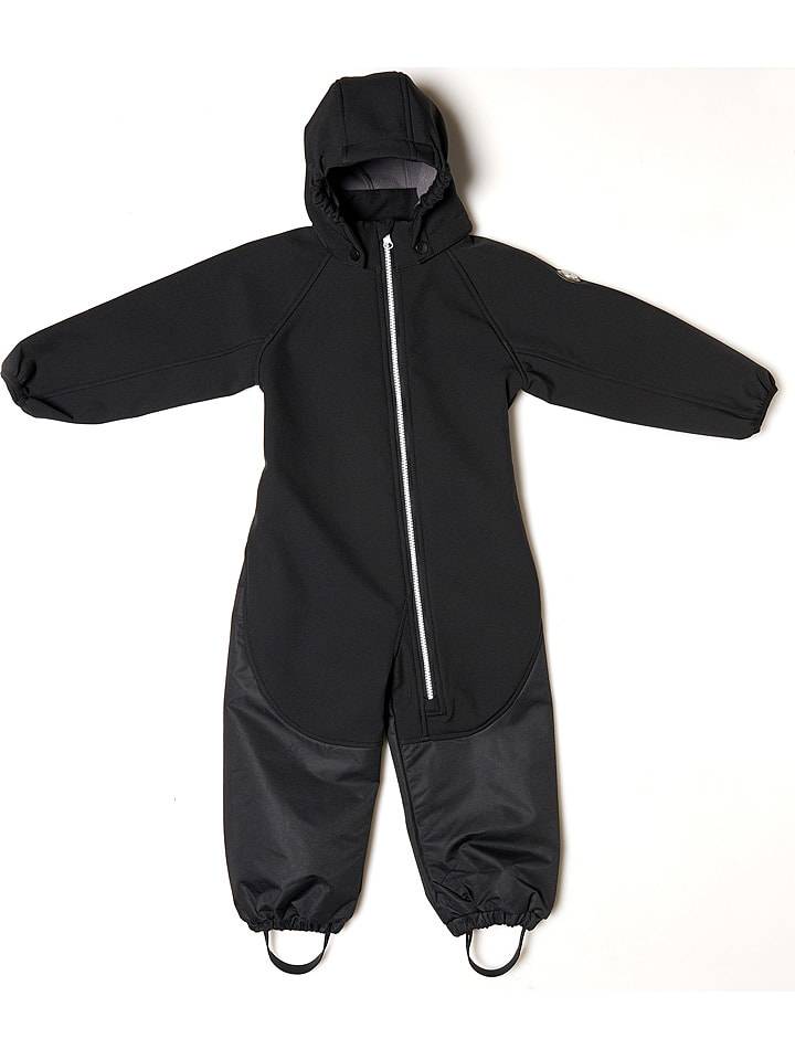 HULABALU Kombinezon softshellowy "Secret" w kolorze czarnym rozmiar: 92