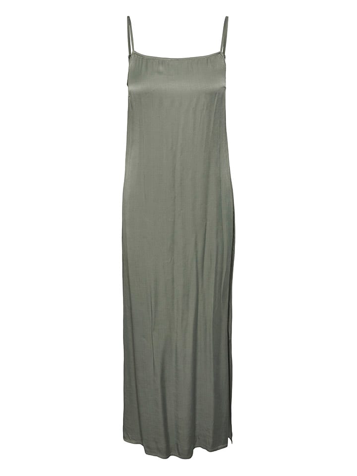 Pieces Sukienka w kolorze khaki rozmiar: M