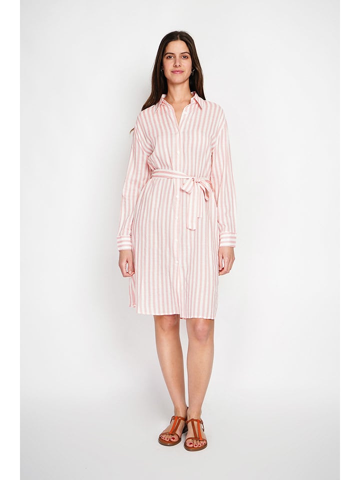 William de Faye Sukienka w kolorze jasnoróżowo-białym rozmiar: 42