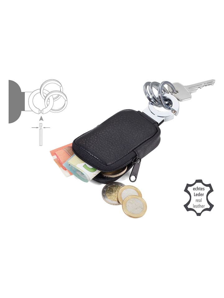 Troika Brelok w kolorze czarnym do kluczy - dł. 12,5 cm rozmiar: onesize