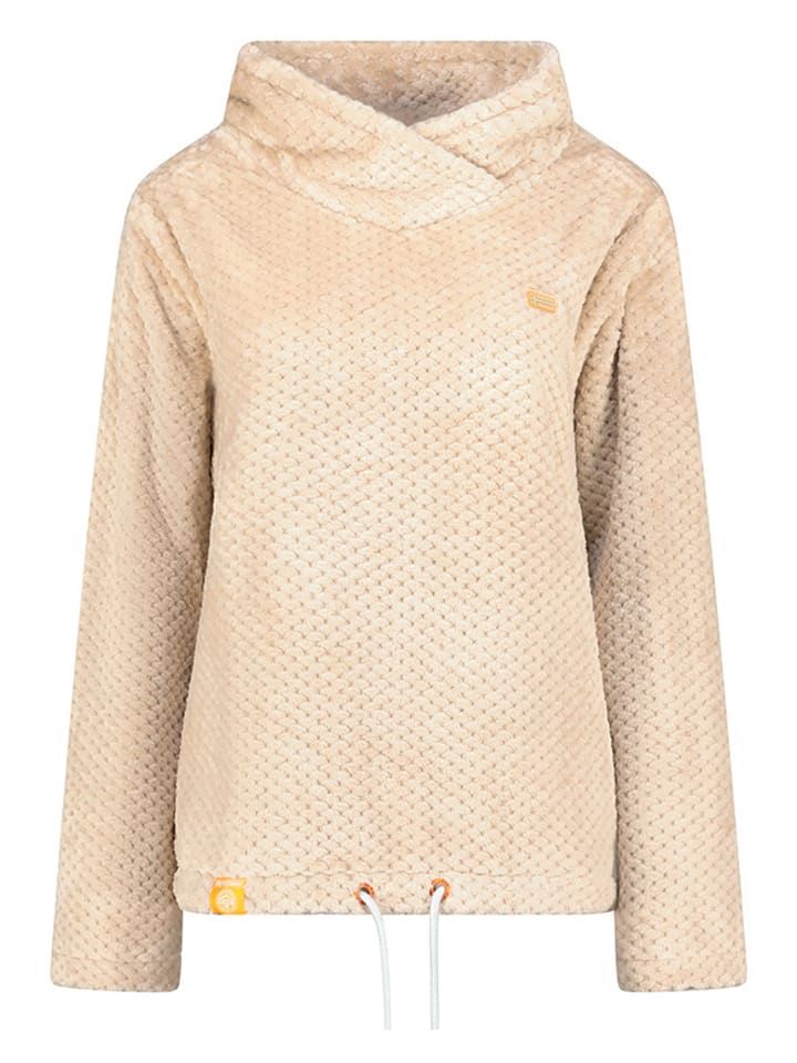 Geographical Norway Bluza polarowa "Trinita" w kolorze beżowym rozmiar: XL