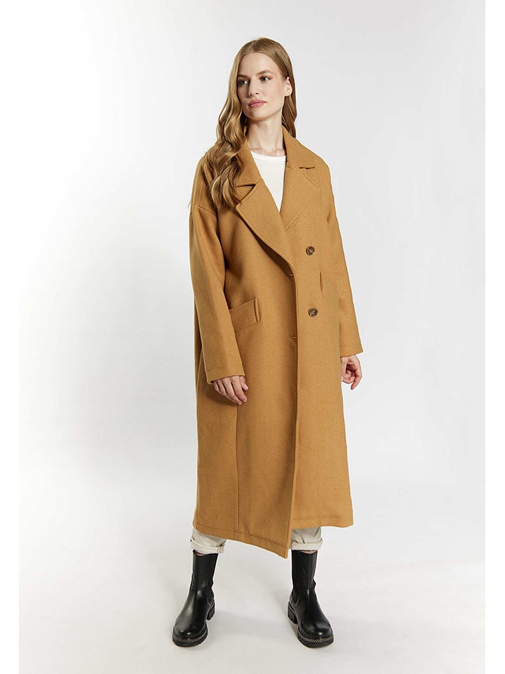 Schmuddelwedda Płaszcz przejściowy w kolorze jasnobrązowym rozmiar: M