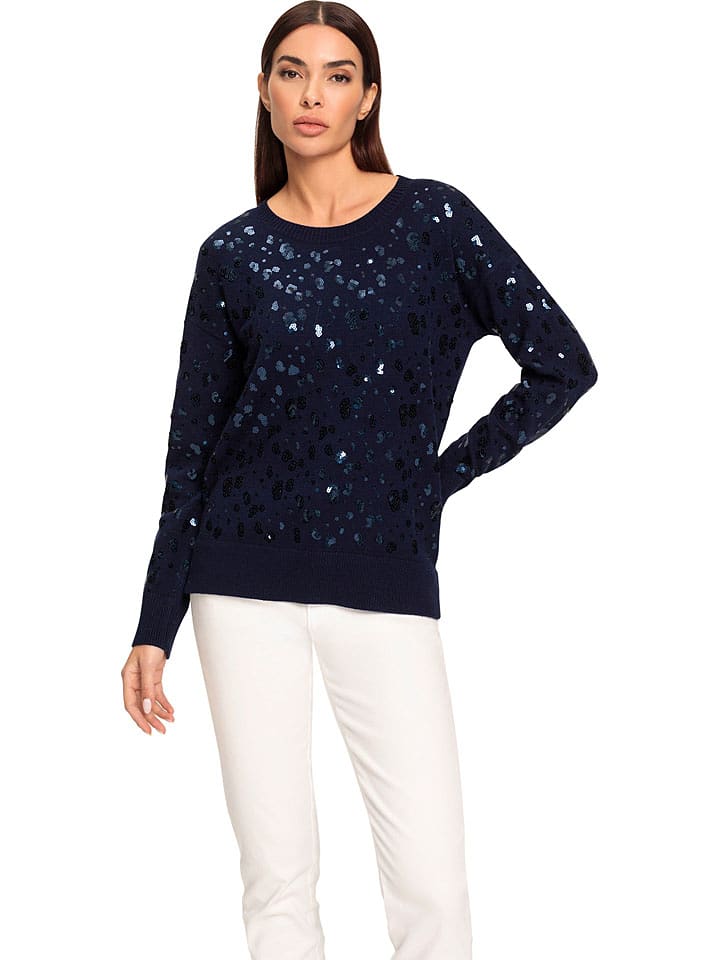 Heine Sweter w kolorze granatowym rozmiar: 38