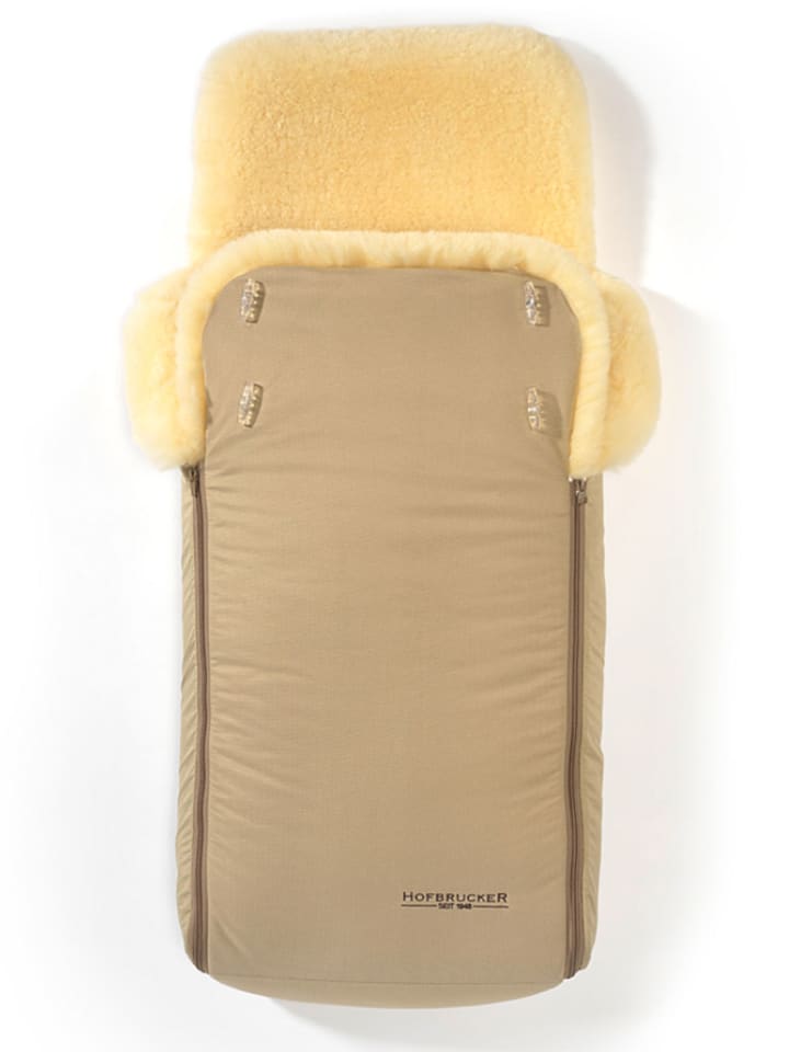 Hofbrucker Śpiworek "Luxus" w kolorze beżowym - 95 x 34 cm rozmiar: onesize
