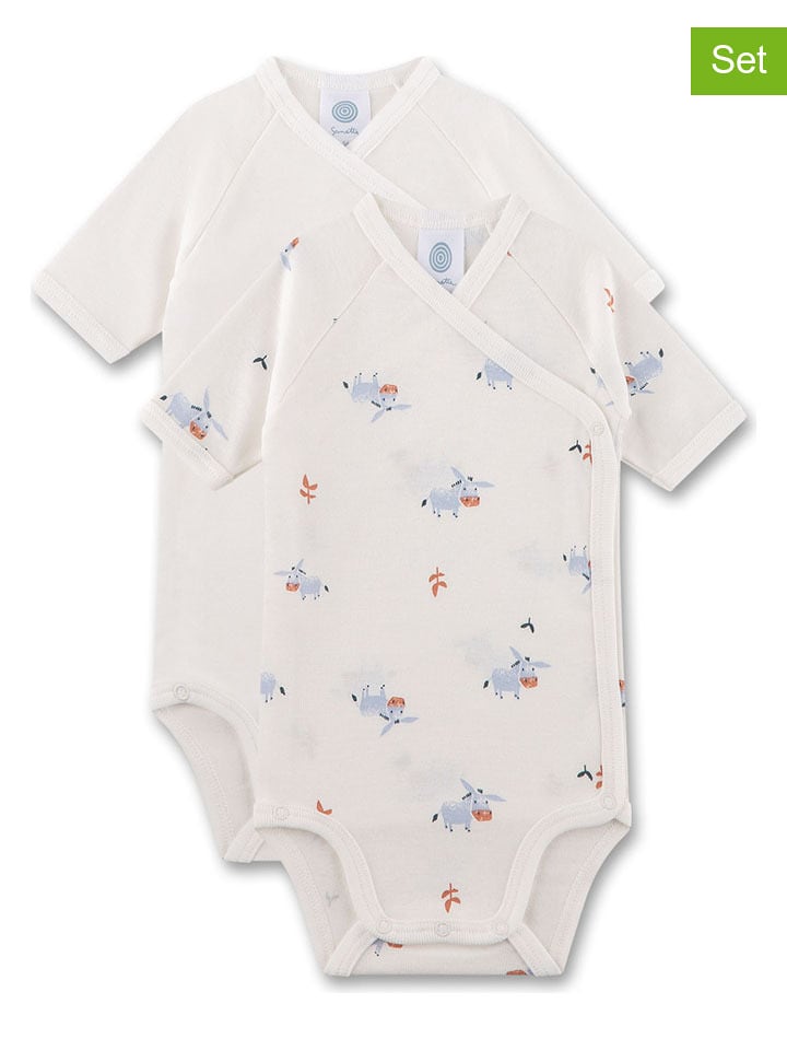 Sanetta Body (2 szt.) w kolorze białym rozmiar: 62