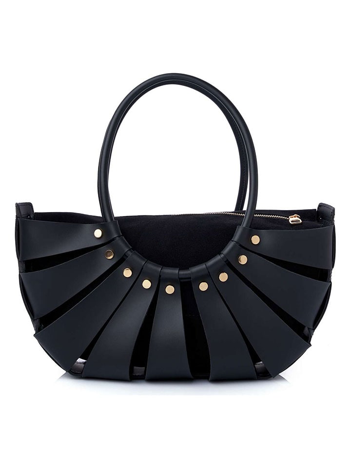 Lucky Bees Torebka "Ingrid" w kolorze czarnym - 35 x 18 x 15 cm rozmiar: onesize