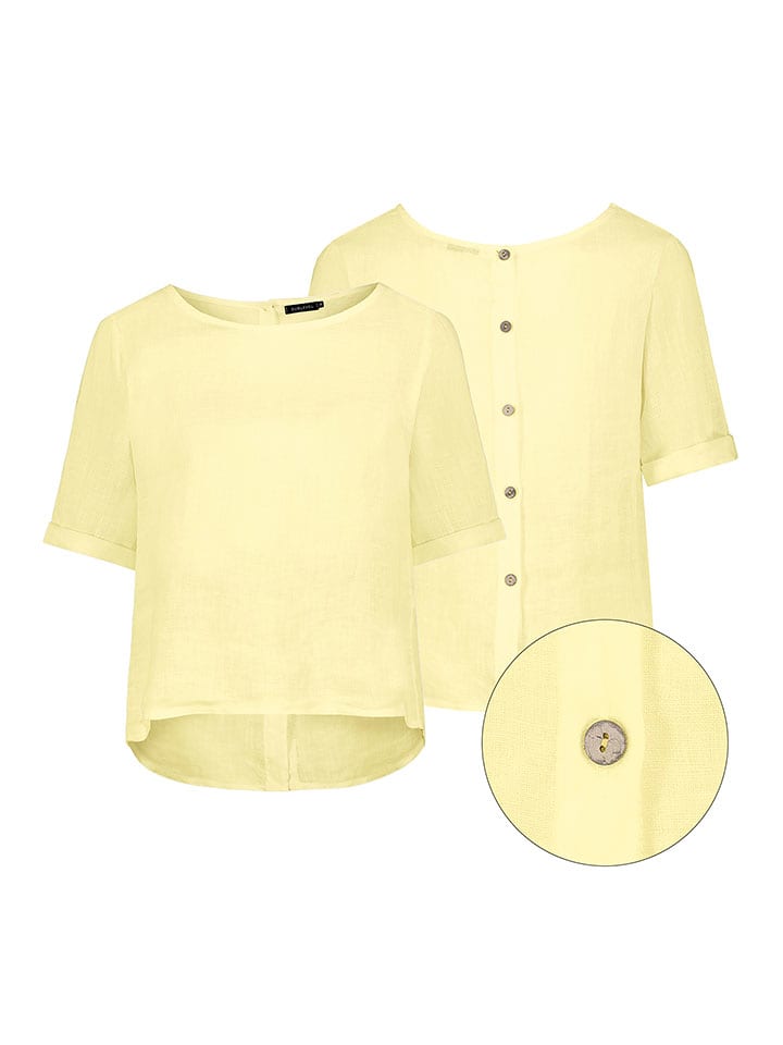 Eight2Nine Bluzka w kolorze żółtym rozmiar: M/L