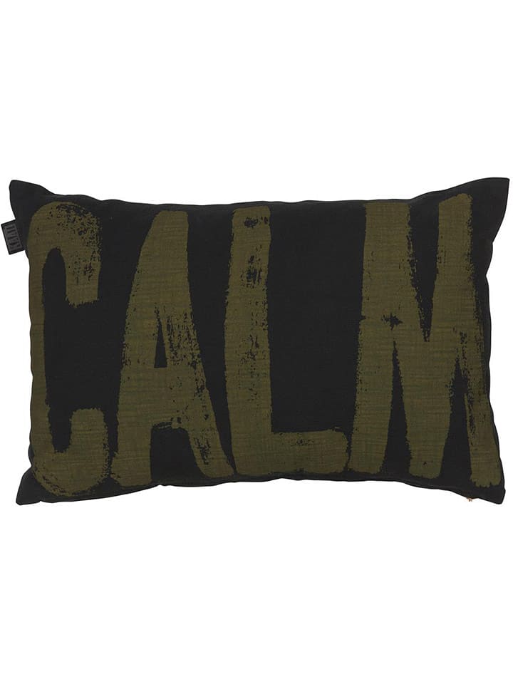 KAAT Poduszka "Calm" w kolorze zielonym rozmiar: 40x60 cm