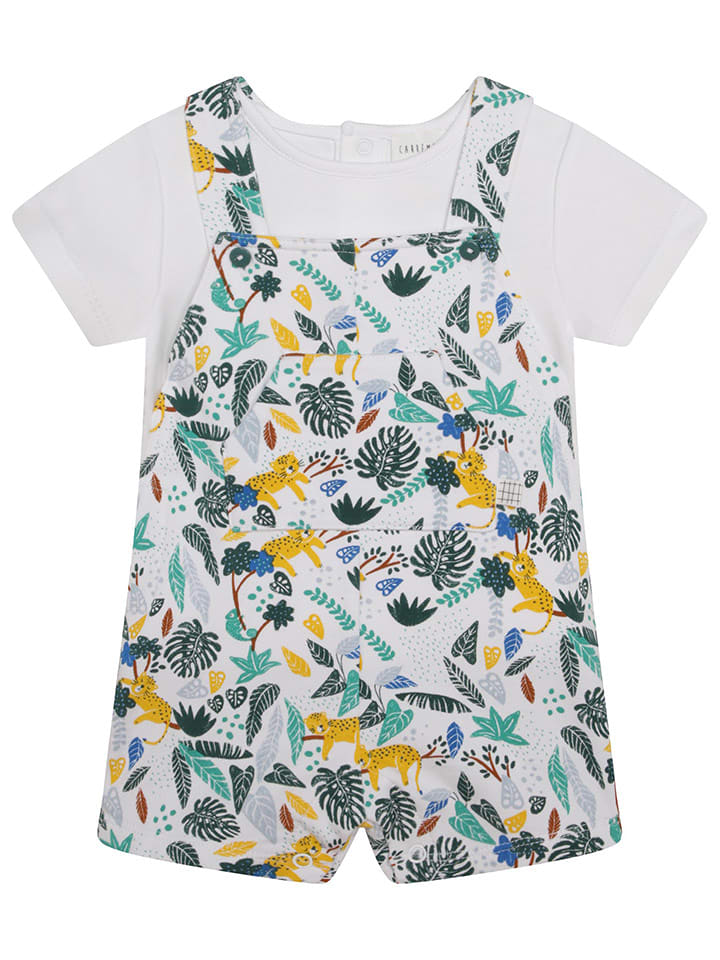 Carrément beau 2-częściowy zestaw w kolorze białym ze wzorem rozmiar: 98