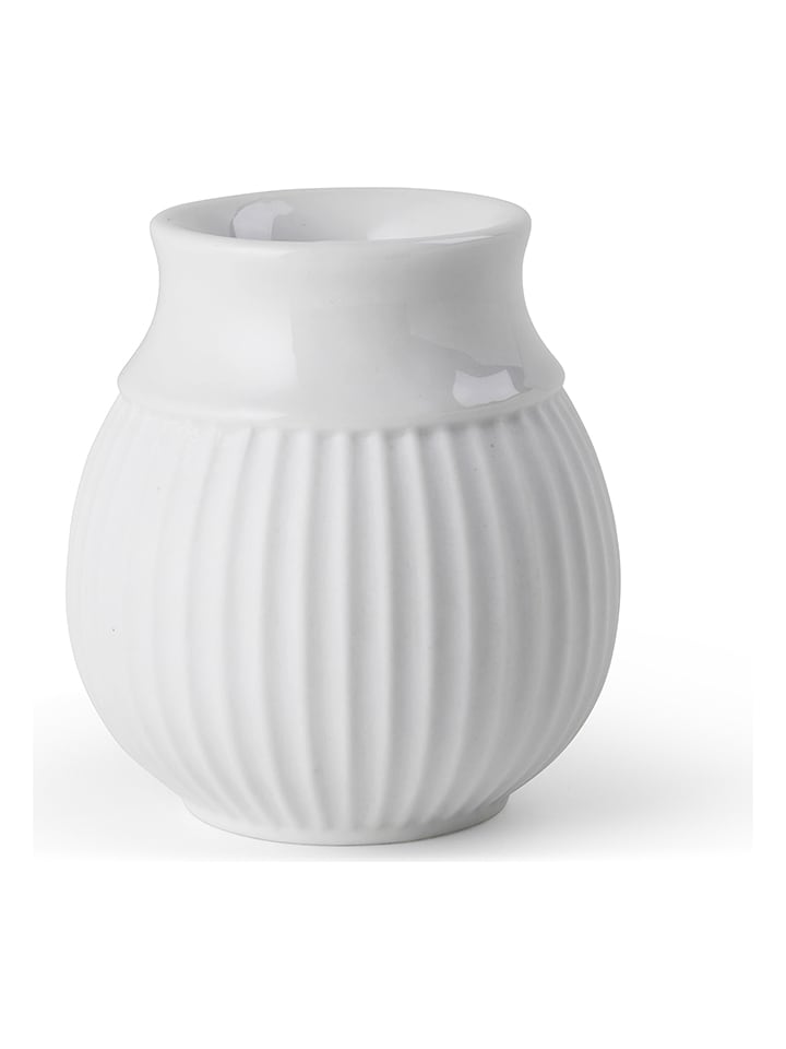 LYNGBY Świecznik "Curve" w kolorze białym - wys. 7 cm rozmiar: onesize