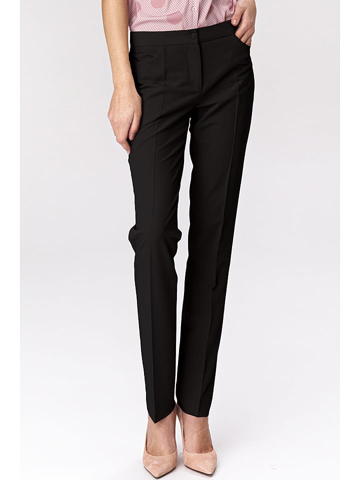 Nife Spodnie w kolorze czarnym rozmiar: 36