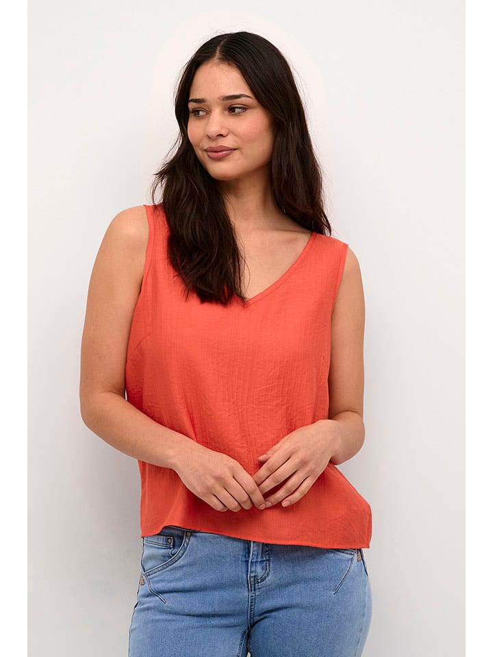 Kaffe Top w kolorze koralowym rozmiar: 40