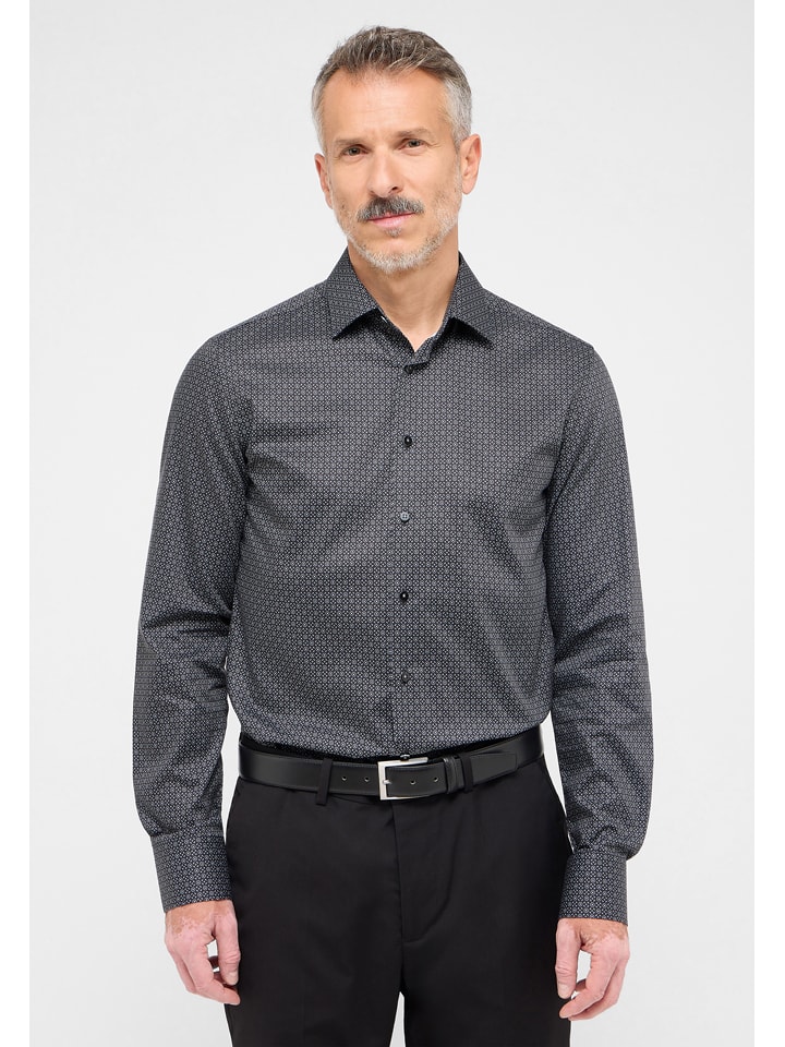 Eterna Koszula - Slim fit - w kolorze antracytowym rozmiar: 41