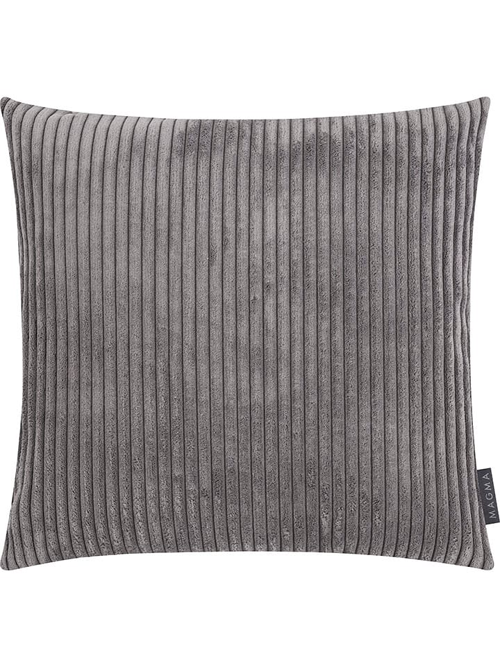 Magma Heimtex Poszewka "Shara" w kolorze antracytowym na poduszkę - 45 x 45 cm rozmiar: onesize