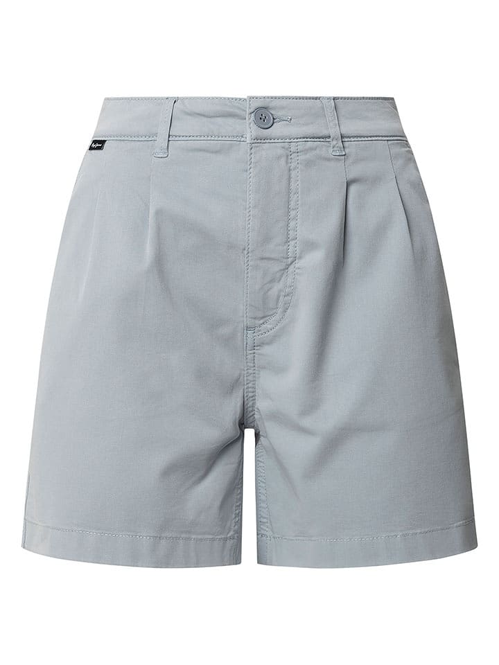 Pepe Jeans Szorty "Vania" w kolorze niebieskoszarym rozmiar: M