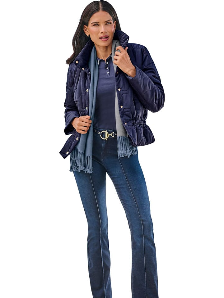 Heine Kurtka pikowana w kolorze granatowym rozmiar: 46