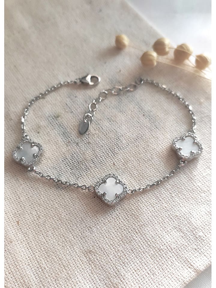 Miu Silver Srebrna bransoletka z masą perłową rozmiar: onesize