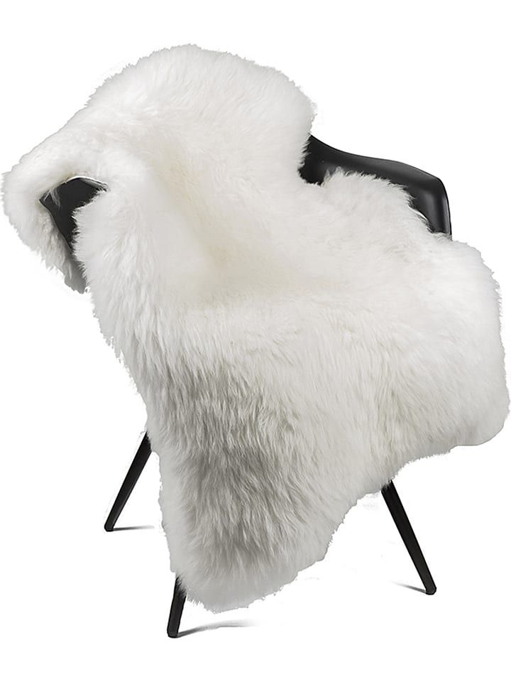 Hofbrucker Skóra jagnięca w kolorze białym rozmiar: 90-100 cm