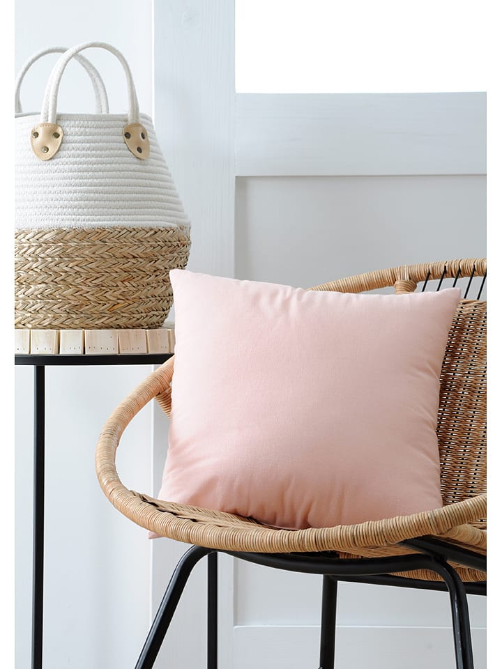 STOF France Poduszka "Duo" w kolorze jasnoróżowym - 40 x 40 cm rozmiar: onesize