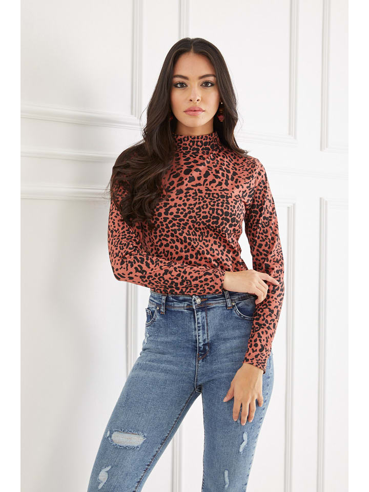 Milan Kiss Koszulka w kolorze jasnoróżowo-czarnym rozmiar: M