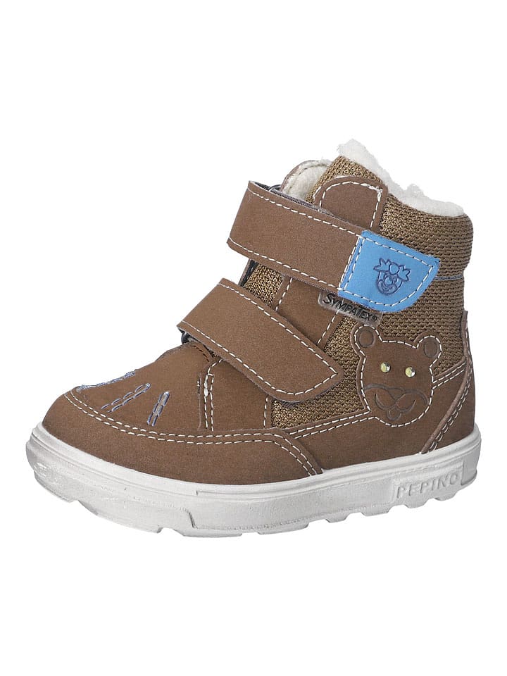 PEPINO Botki zimowe "Bruno" w kolorze jasnobrązowym rozmiar: 28