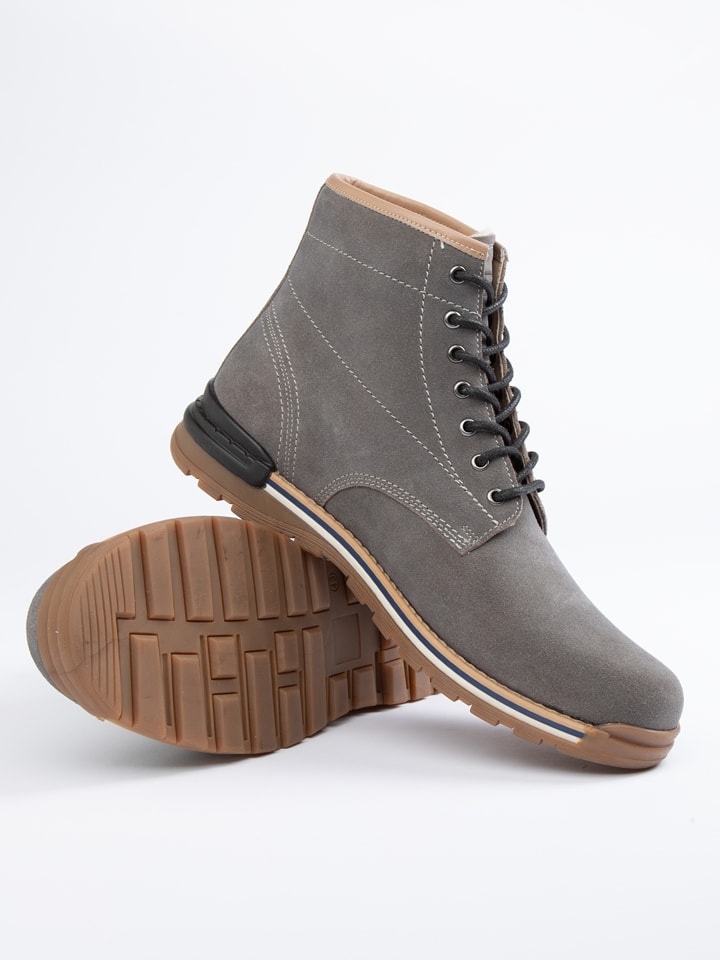 PAUL VESTERBRO Skórzane botki w kolorze szarym rozmiar: 41