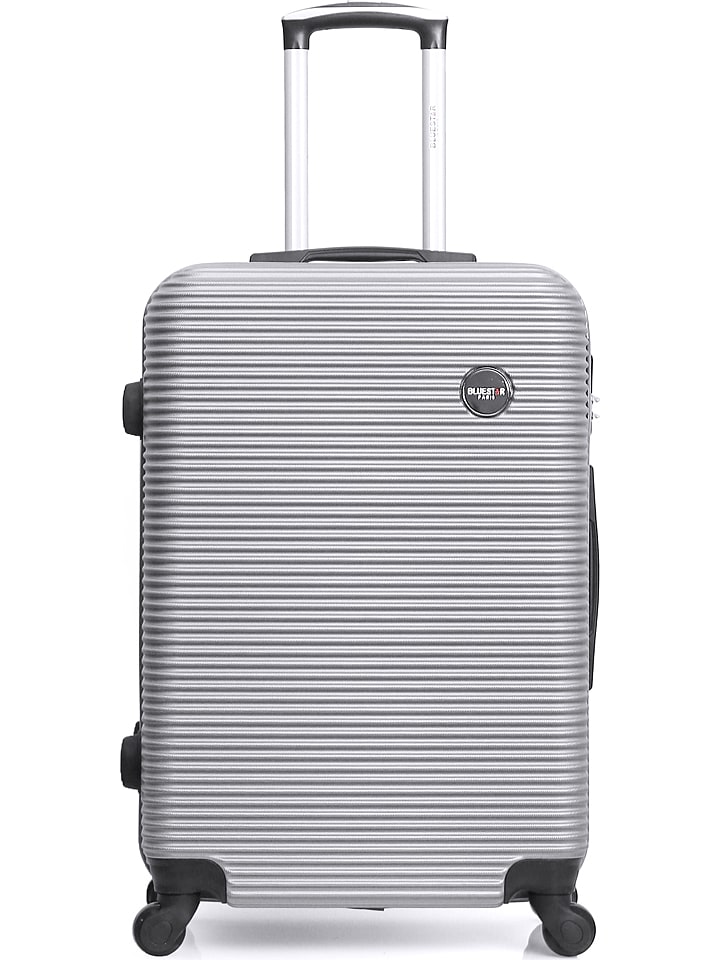 BlueStar Walizka "London" w kolorze srebrnym - 47 x 70 x 29 cm rozmiar: onesize