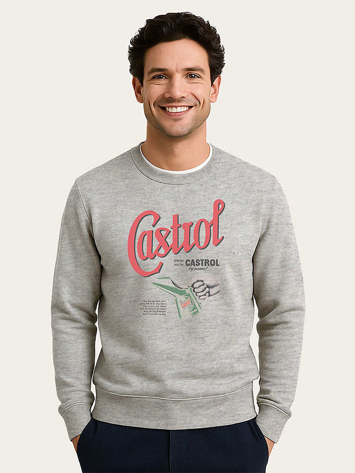 WOOOP Bluza "Castrol By Name" w kolorze szarym rozmiar: L