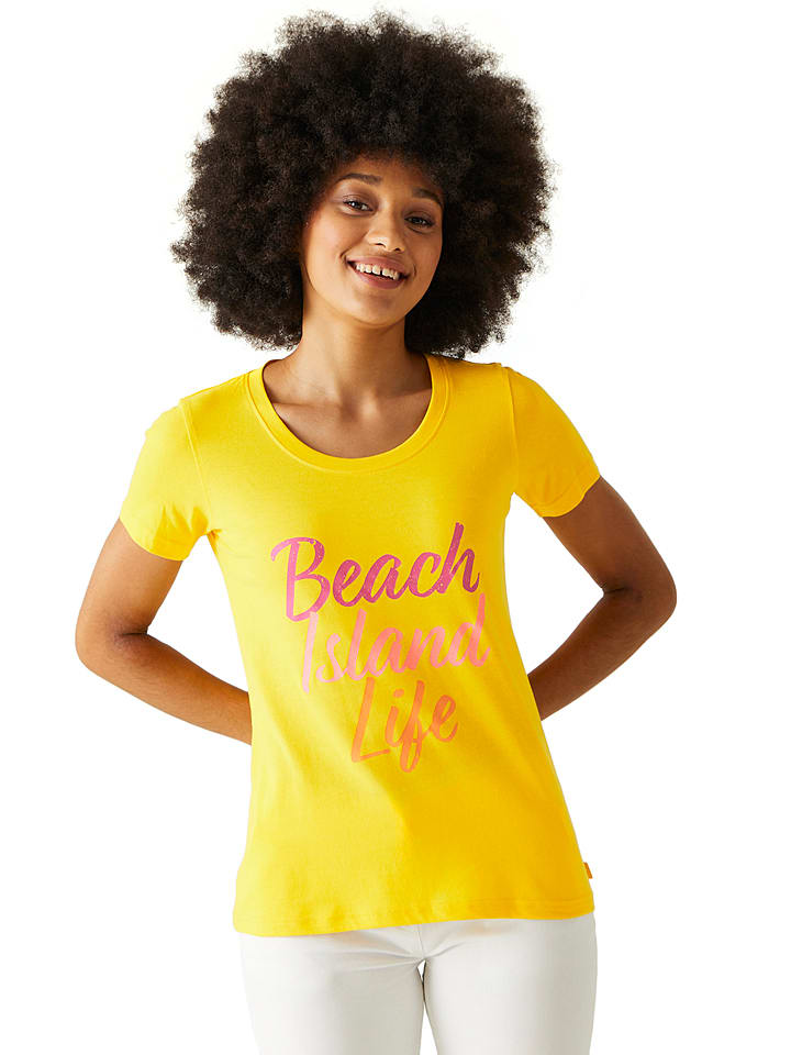 Regatta Koszulka "Filandra VIII" w kolorze żółtym rozmiar: 48