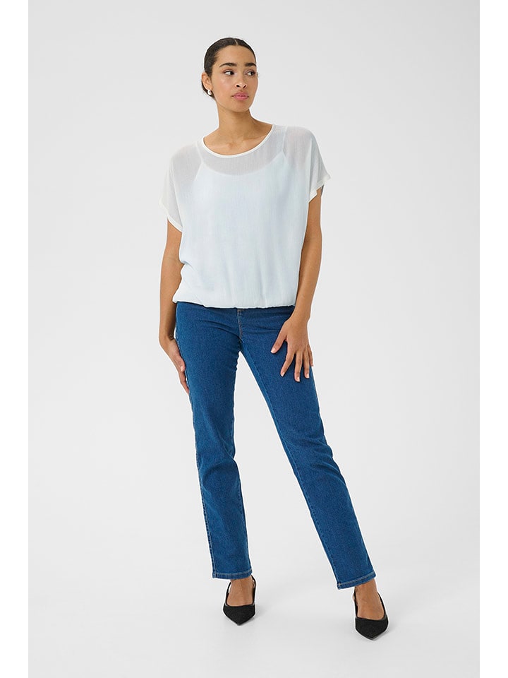 Kaffe Bluzka w kolorze białym rozmiar: 44